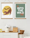 Cheetah and Into The Wild Print - Prints Animals