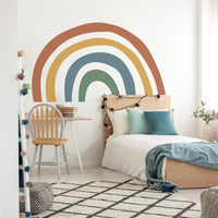 Earthy Rainbow Wall Decal - Decals Big Features
