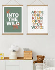 Into The Wild and Alphabet Print - Multi Prints Animals