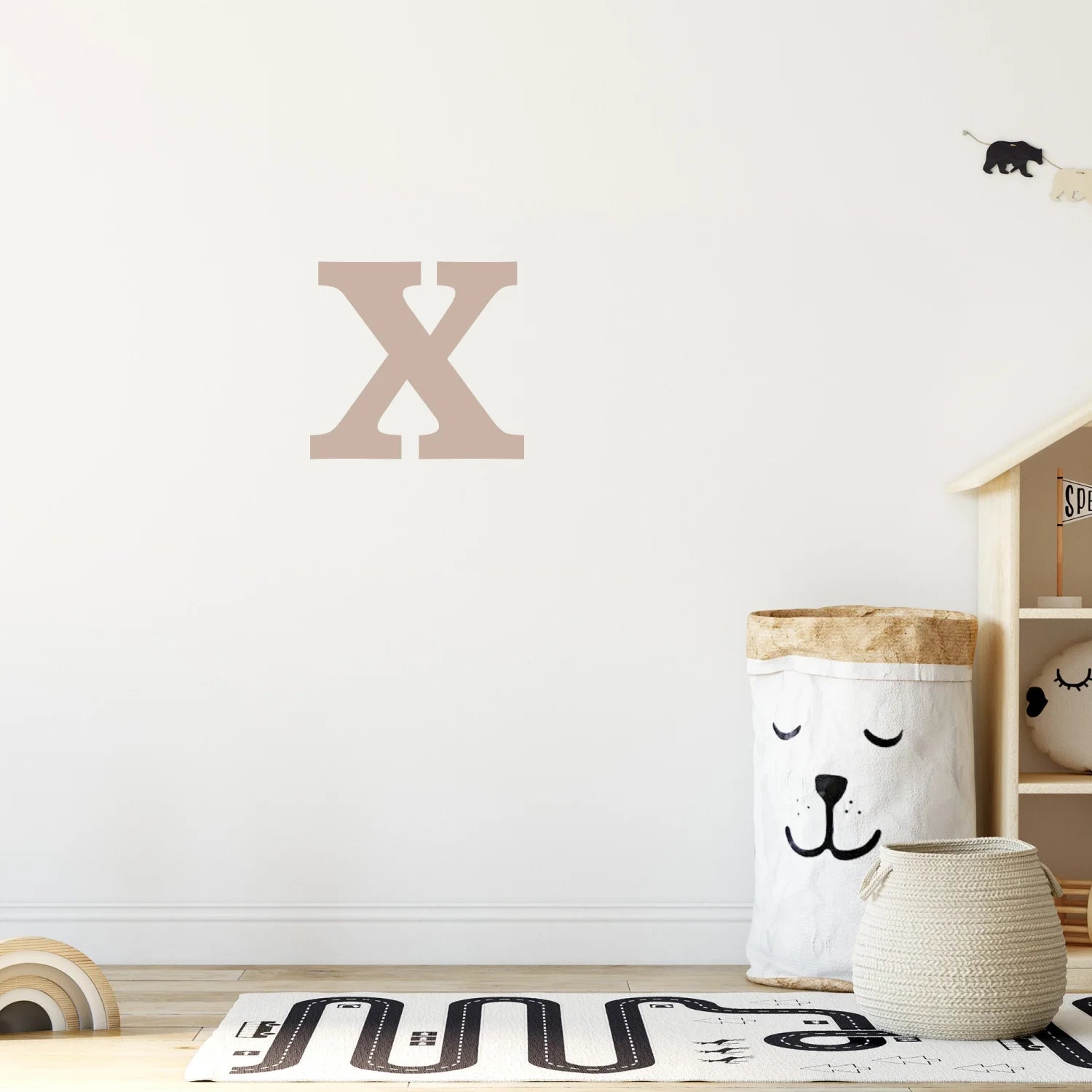 Letter X Monogram Decal - Decals Personalisation