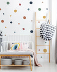 Multi Polka Dot Wall Decal - Decals Dots