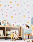 Pastel Florals Wall Decal - Decals Nature