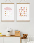 Rainclouds and Alphabet Print - Prints Boho Love
