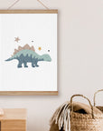 Stegosaurus Dinosaur Print - Prints Jurassic
