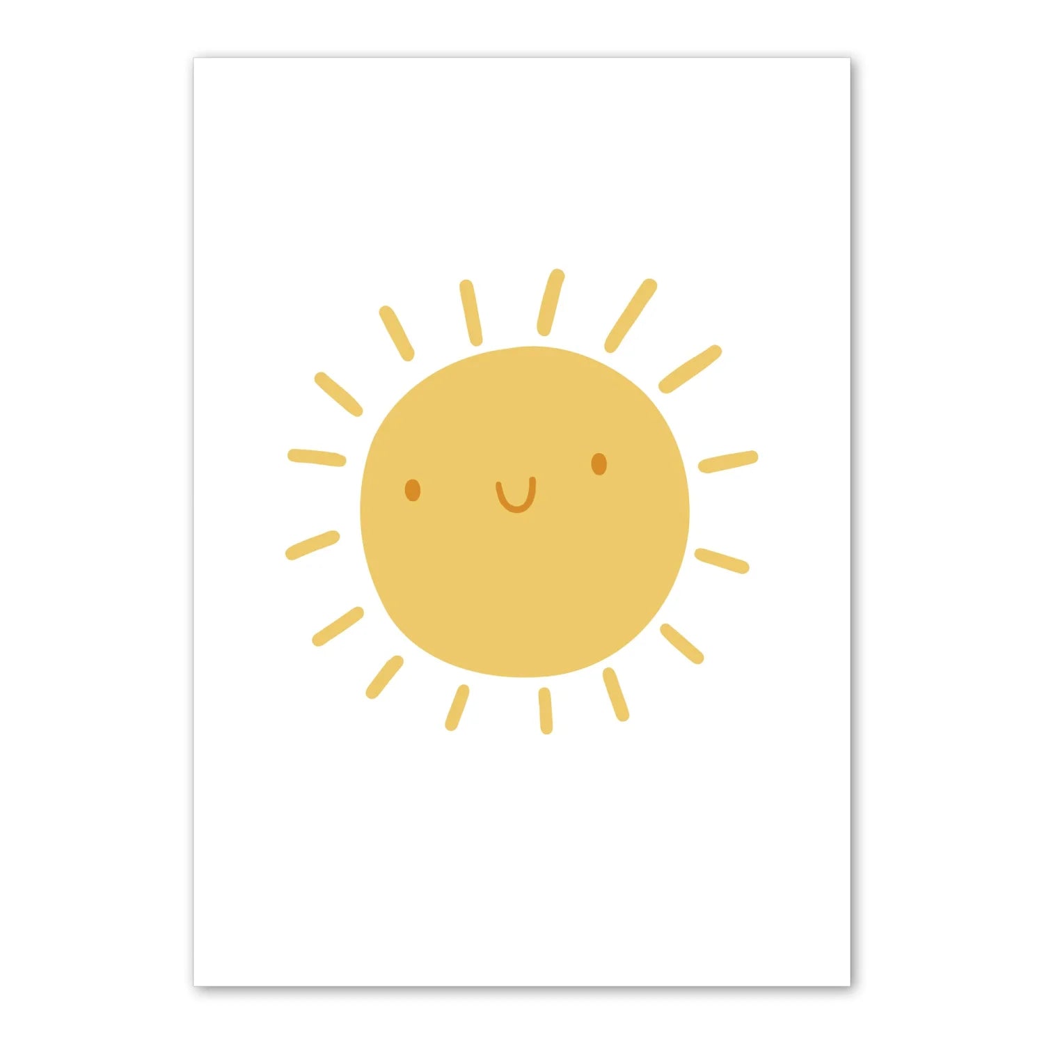 Sunny Face and Hello Sunshine Print - Prints Boho Love