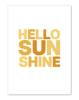 Sunny Face and Hello Sunshine Print - Prints Boho Love