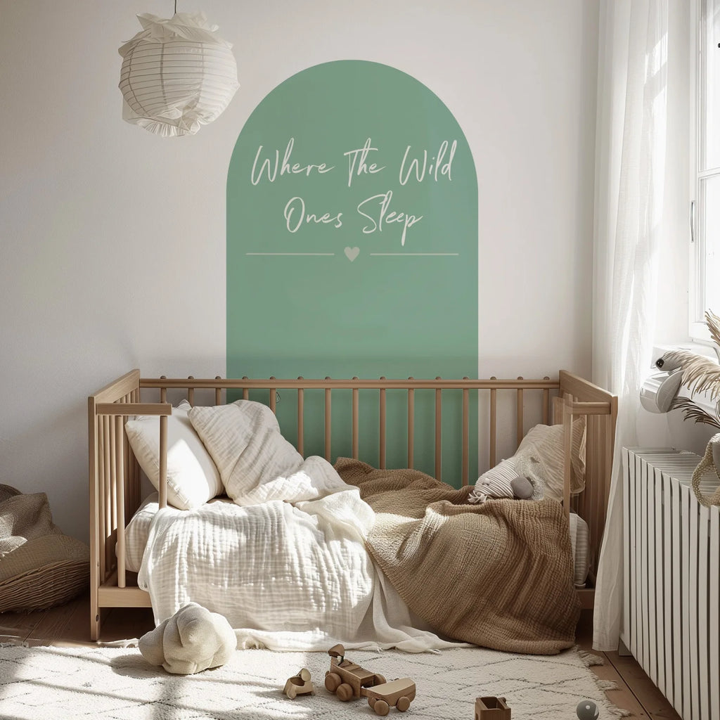 Where The Wild Ones Sleep Arch - Decals Quote Arches