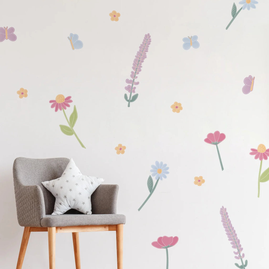 Wild Flowers Wall Decal - Decals Nature